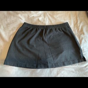 American Apparel Black Mini Skort M